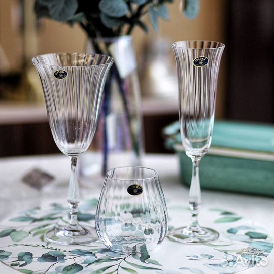 Бокалы Bohemia для вина 6шт