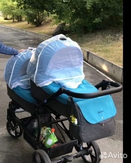 Коляска для двойни