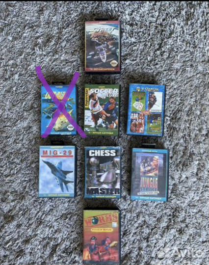 Картриджи для sega 16 bit