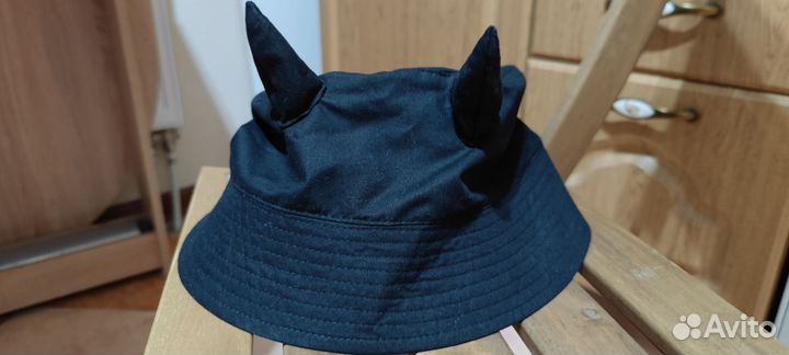 Bat Norton. панама С рожками demidevil. черная