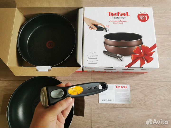 Tefal Ingenio Сотейник + Вок в подарочной коробке