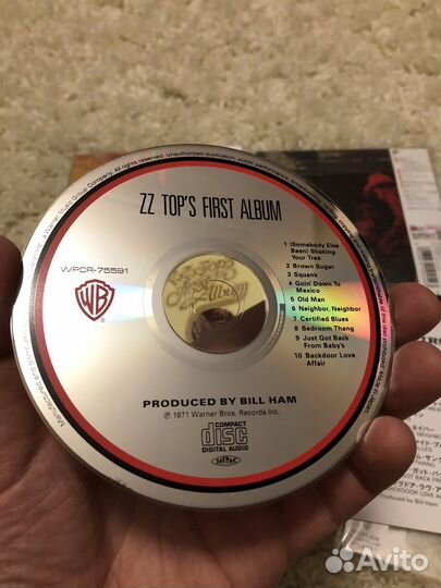 ZZ Top 4 альбома paper sleeve