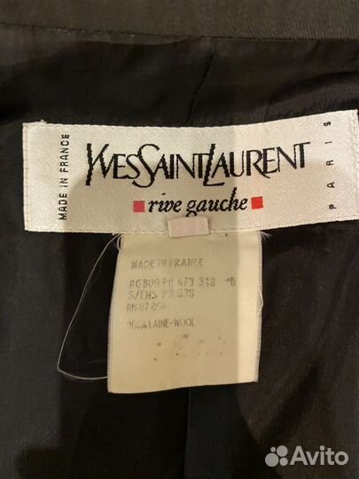 Винтажный жакет Yves Saint Laurent rive gauche