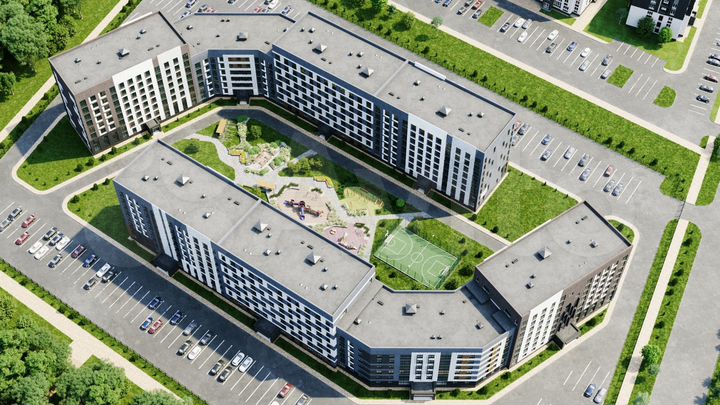 2-к. квартира, 63,8 м², 1/9 эт.