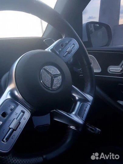 Ручка кпп и стразы на знак Mercedes GLE W167