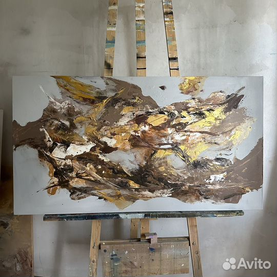 Картина абстракция в наличии для интерьера