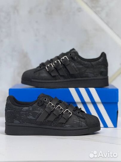 Кроссовки Adidas superstar чёрные 5