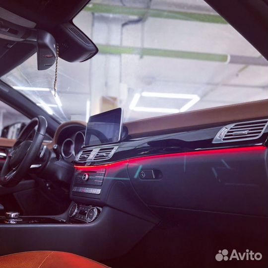 Подсветка салона для mercedes