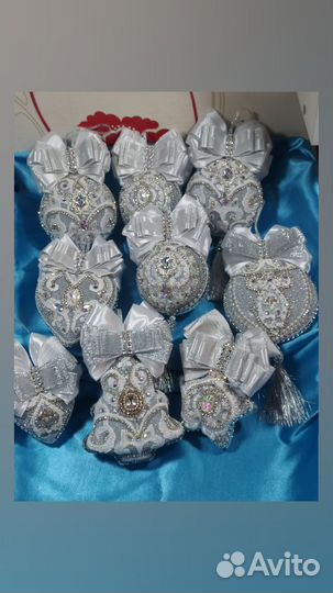 Набор елочных Новогдних игрушек