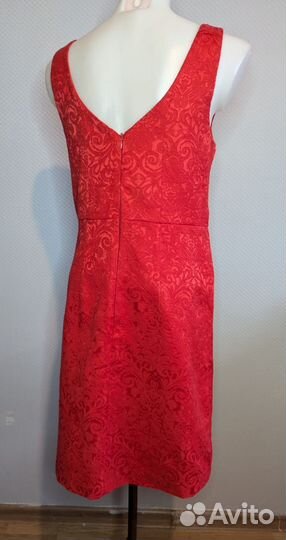 Платье нарядное праздничное красное 46-48