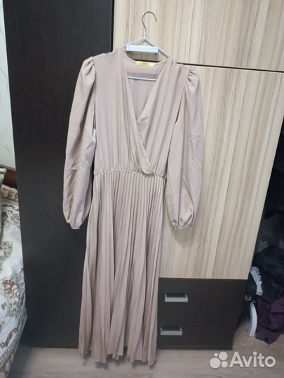 Рубашка - туника и платье миди 46