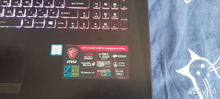 Игровой ноутбук MSI GP72MVR 7RFX Leopard Pro
