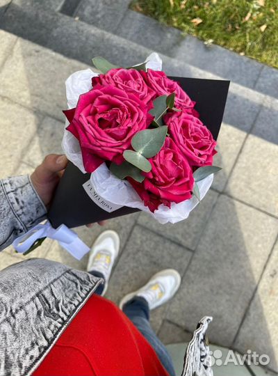 Букет с розами. 25 51 101 роза