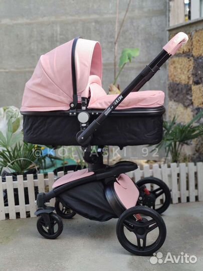 Коляска Aulon 3в1, 2в1 (Pink)