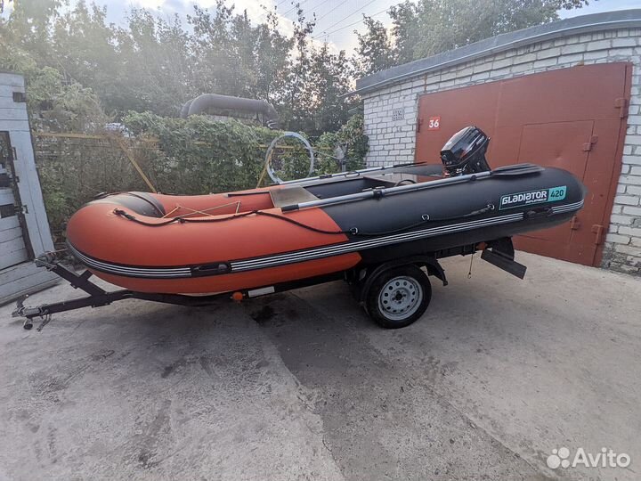 Комплект лодка мотор прицеп