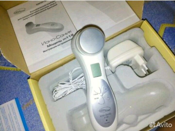 Прибор для ультразвукового и гальванического масса