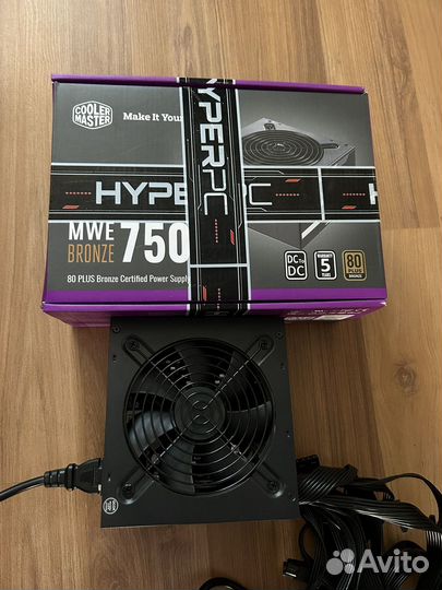 Блок питания Cooler Master MWE Bronze 750 V2 750W