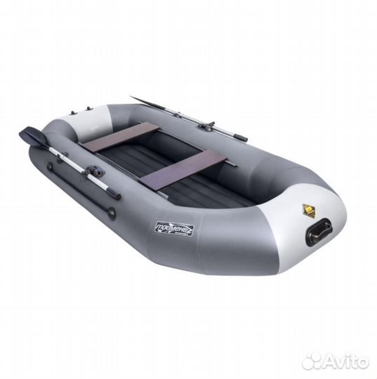 Лодка пвх Таймень NX 270 нд графит/светло-серый