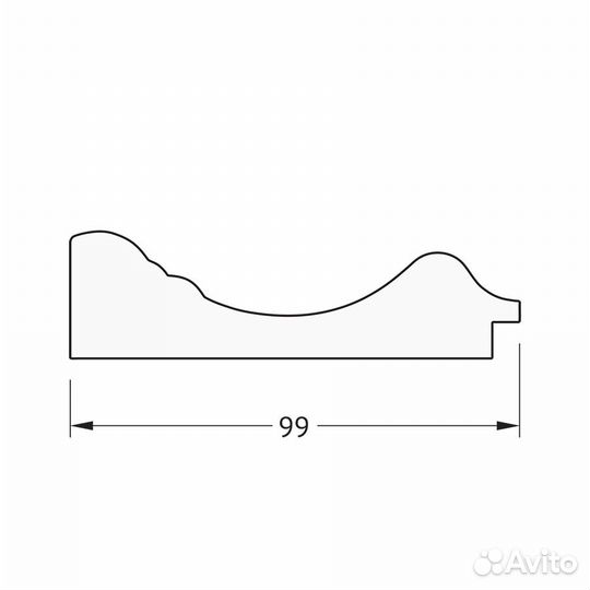 Зеркало Evoform Octagon BY 7212 79x99 травленое с
