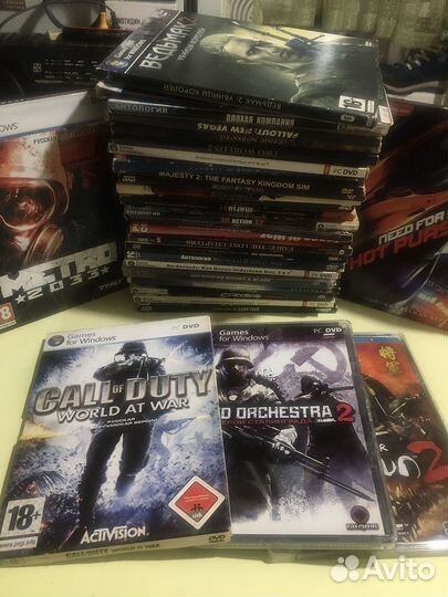 PC Dvd игры, 35 штук (лицензия)