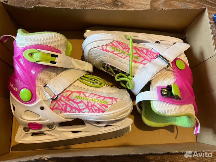 Коньки детские раздвижные