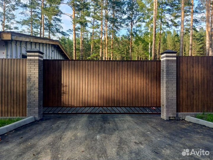 Откатные ворота сделай сам