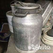 Фляга алюминиевая, 40 л, б/у