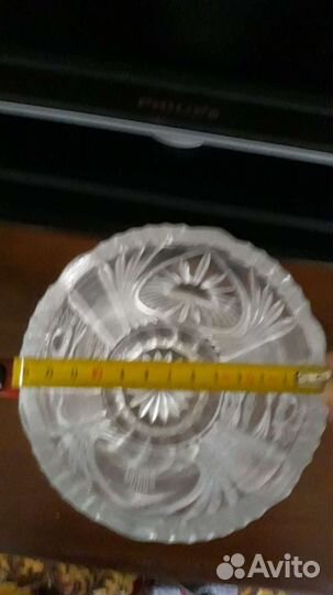 Хрустальная ваза Олимпиада 80