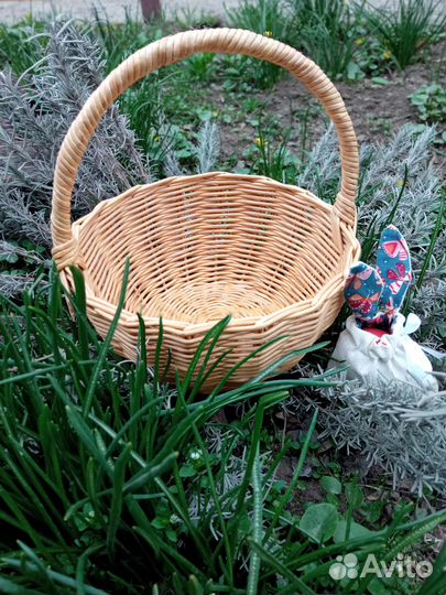 Пасхальная корзина Круглая