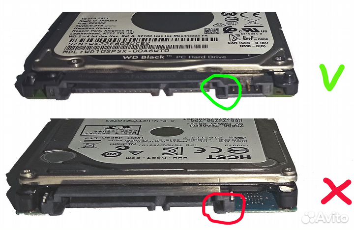 Переходник WD для HDD с 2.5