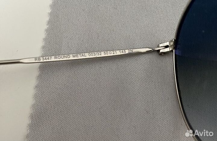 Очки ray ban round metal