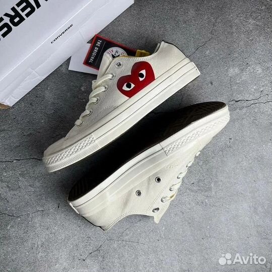 Кеды Converse play comme des garcons