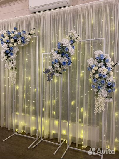 Искусственные цветы для декора свадьбы