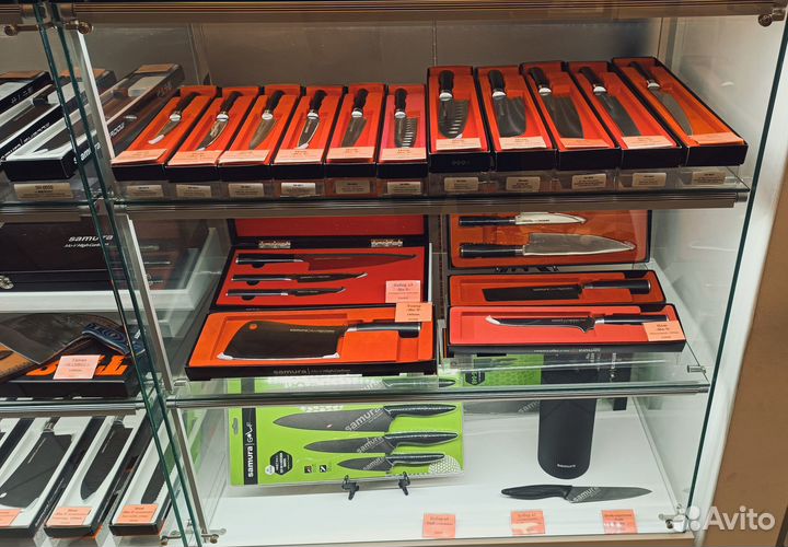 Нож кухонный Сантоку 