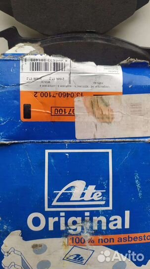 Тормозные колодки передние на volkswagen polo3,4