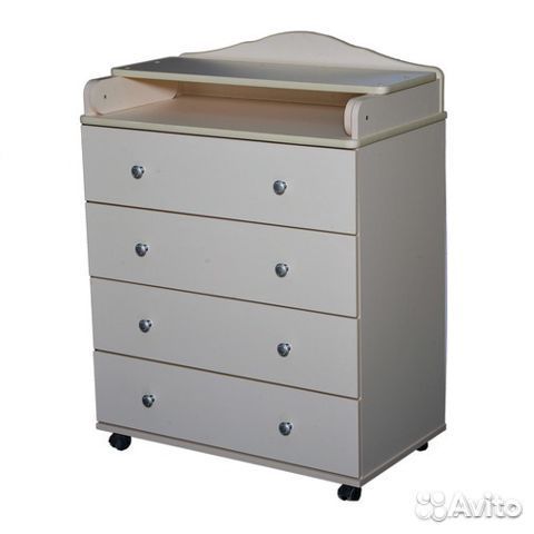 Комод Ульяна 2 лдсп 800-4 слоновая кость