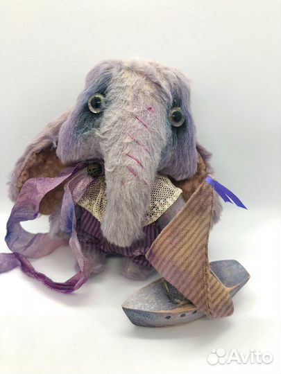 Коллекционная игрушка, автор AniKa: Люк (слоник)