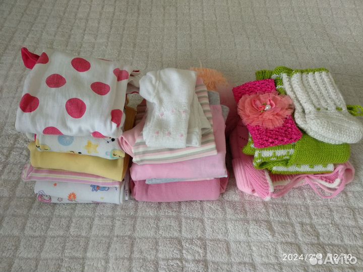 Детские вещи пакетом р.62-68