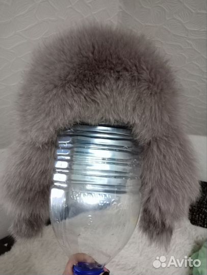 Шапка женская с натуральным мехом