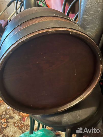 Бочка дубовая декоративная