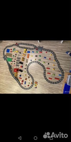 Lego дупло железная дорога