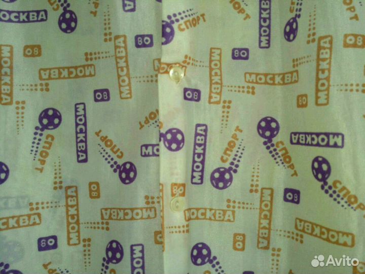 Эксклюзивная рубашка Москва Олимпиада 80