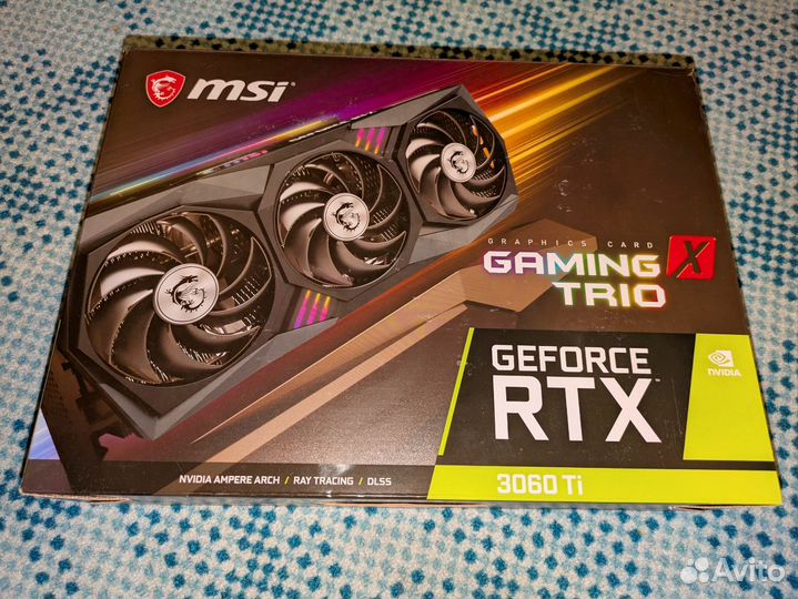 Видеокарта rtx 3060ti msi 8gb