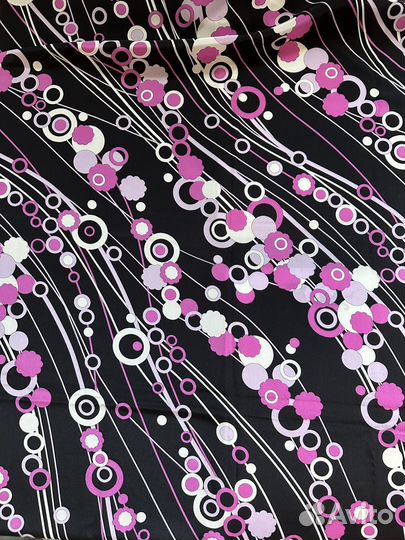 Отрез ткани шелк натуральный Италия (разные)