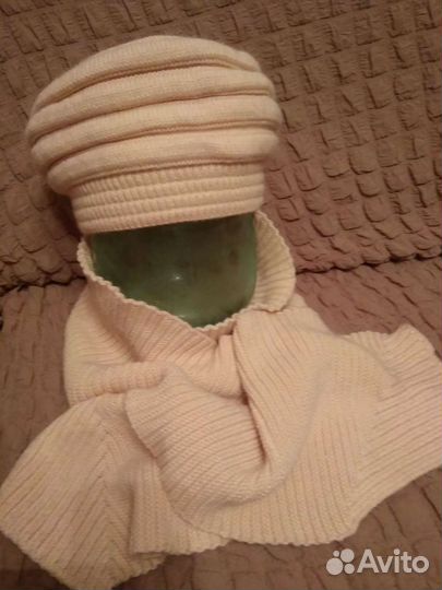 Комплект шапка, шарф