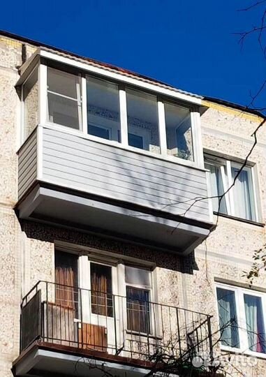 Крыша из профнастила для балконов