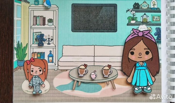 Книга на липучках Тока Бока 