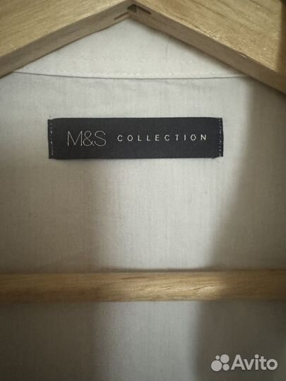 Рубашка женская белая хлопковая marks&spencer s