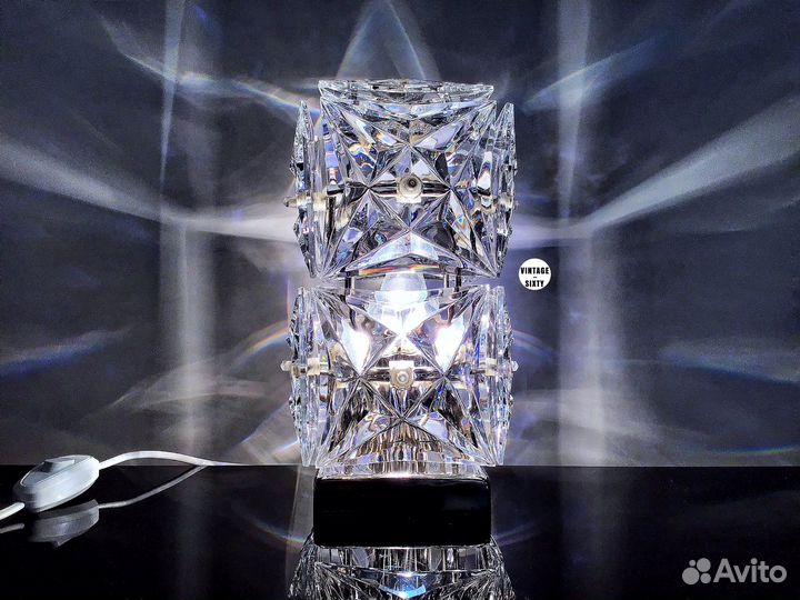 Светильник настольный хрустальный СССР 70-е гг