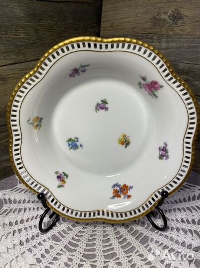 Блюдо Прорезной фарфор Schumann Германия